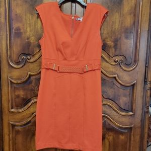 Women's Jennifer Lopez orange dress